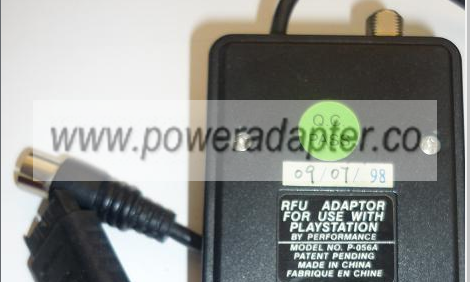 P-056A RFU ADAPTER POWER SUPPLY FOR USE WITH PLAYSTATION Brick D P-056A RFU ADAPTER POWER SUPPLY FOR USE WITH PLAYSTATION Brick D